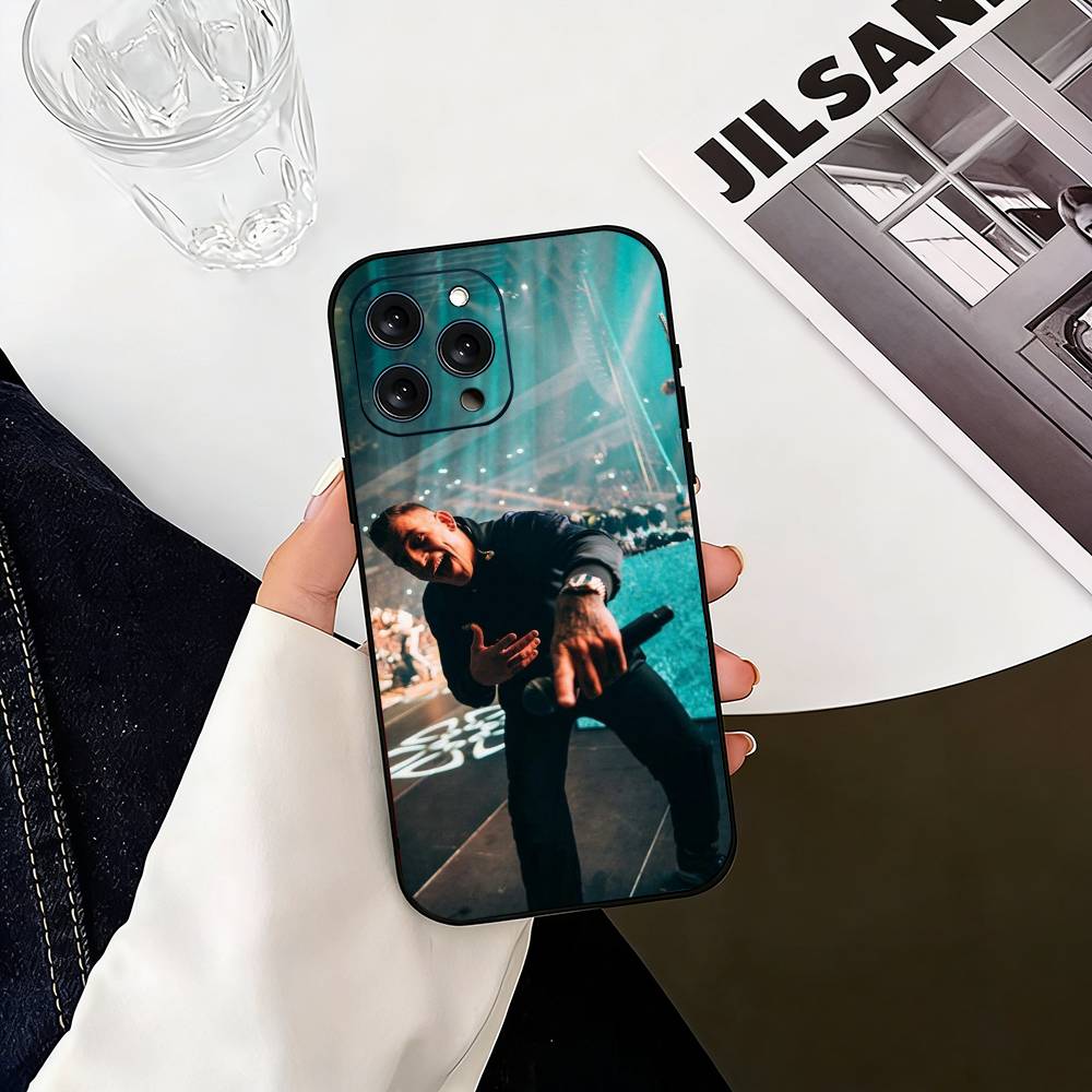 S-StrasseN-B-bande 187 Music Phone Case For iPhone 17,16,15,14,13,12,11 Plus,Pro Max,XS,Soft Silicone Black Cover