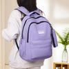 Middle School Student Waterproof, Wear-Resistant, Large Capacity Lightweight Backpack with Spine Protection
