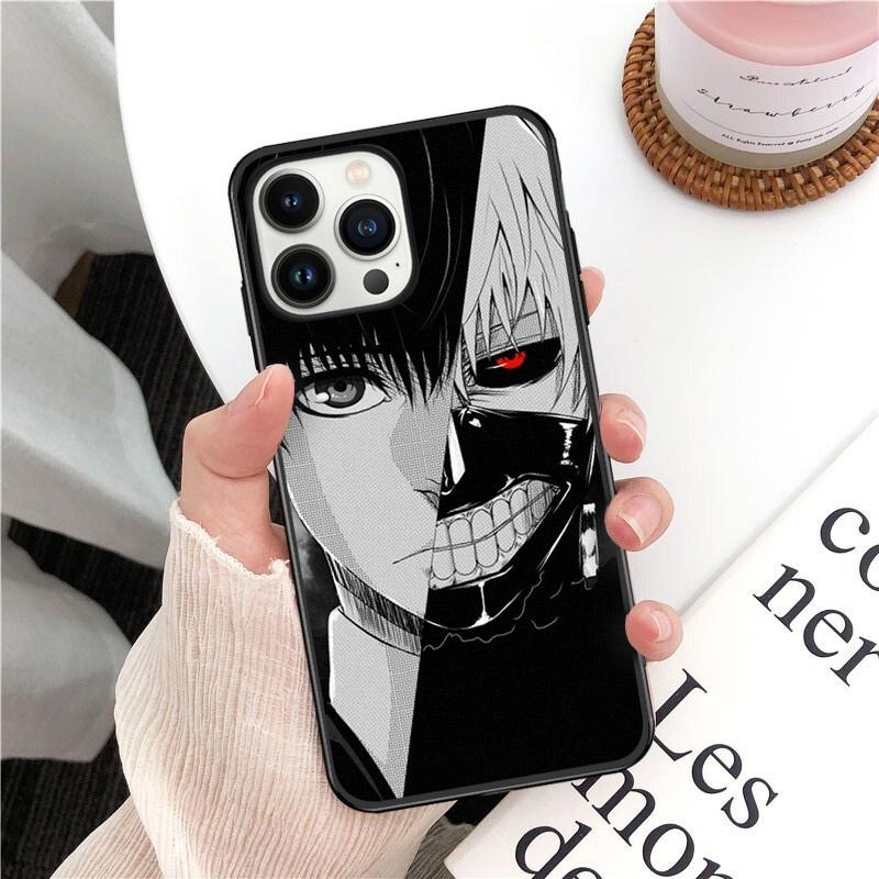 Anime Comic Dämon Titan Deku Telefon Fall für iPhone 14 13 12 11 Pro MAX X XS Max XR Mini SE 7 8 Plus Schwarz Funda Coque Fall