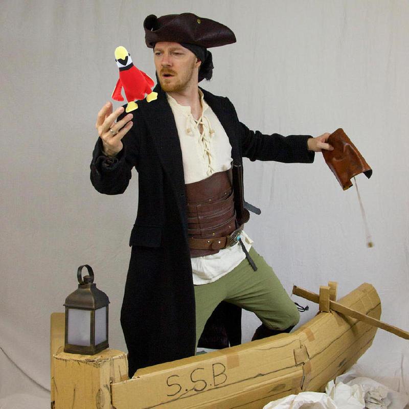 Plush Pirate Parrot Halloween Party Props Pirate Role Playing Toys Stuffed Parrot Doll Plush Ornament Bird Child Toys Birthday China Mainland