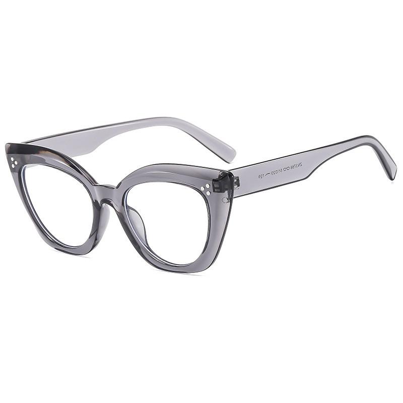 

Modern Cat Eye Sunglasses With Gray Lenses Uv400 For Festivals And Parties StyleB