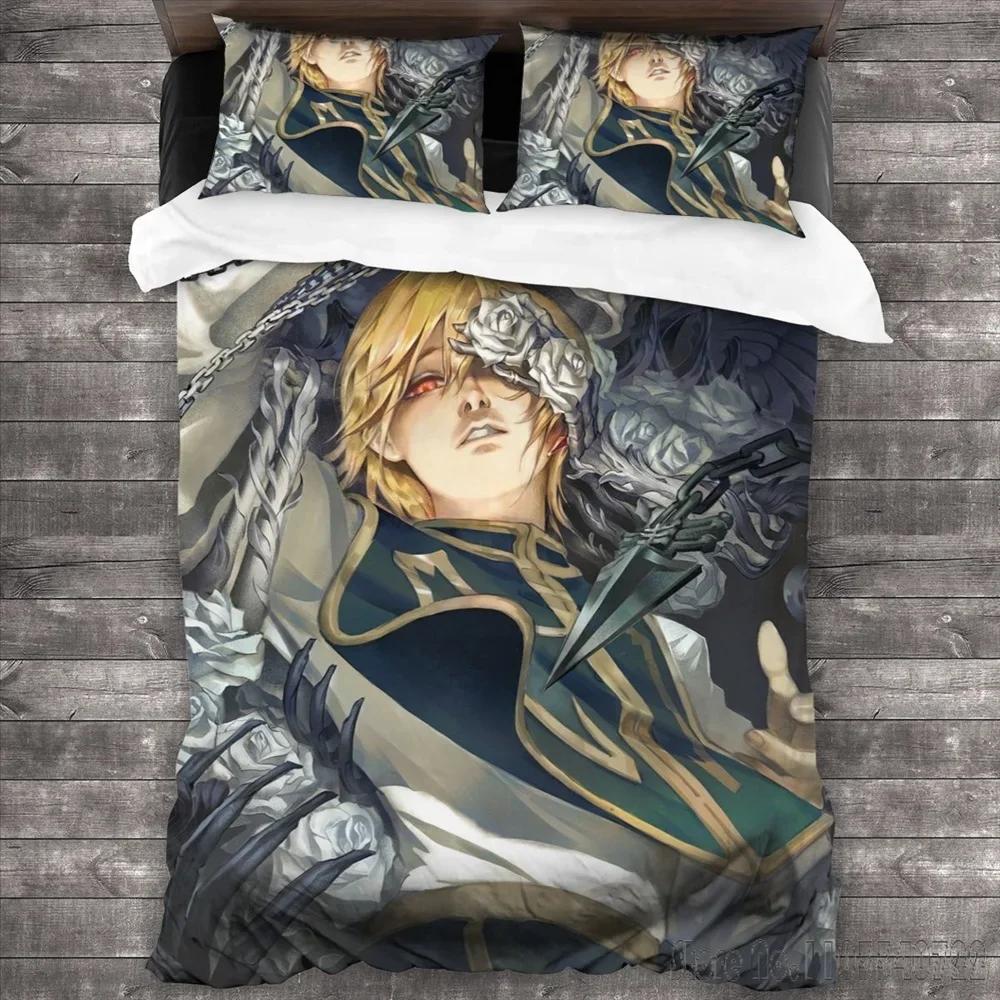 Anime Hunter X Hunter Cartoon Duvet Cover Set HD Comforter Cover for Kids Bedding Sets Bedclothes Bedroom Decor