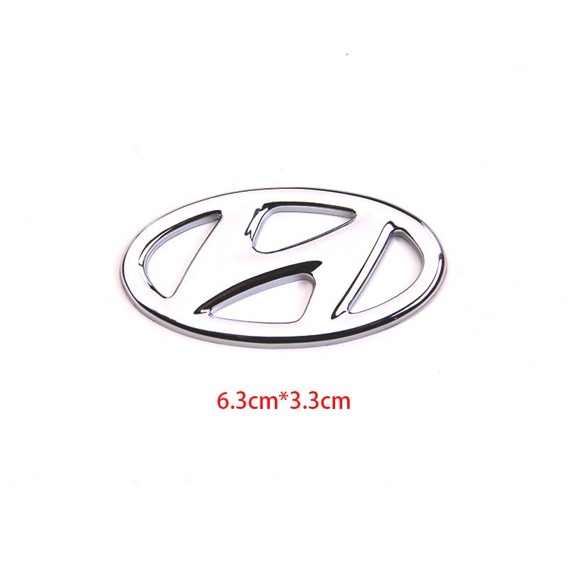 1pcs Car Steering Wheel Emblem Sticker Accessory For Hyundai Genesis N-LINE I10 I20 I30 I40 IX20 IX35 Kona Getz Veloster Tucson XX3