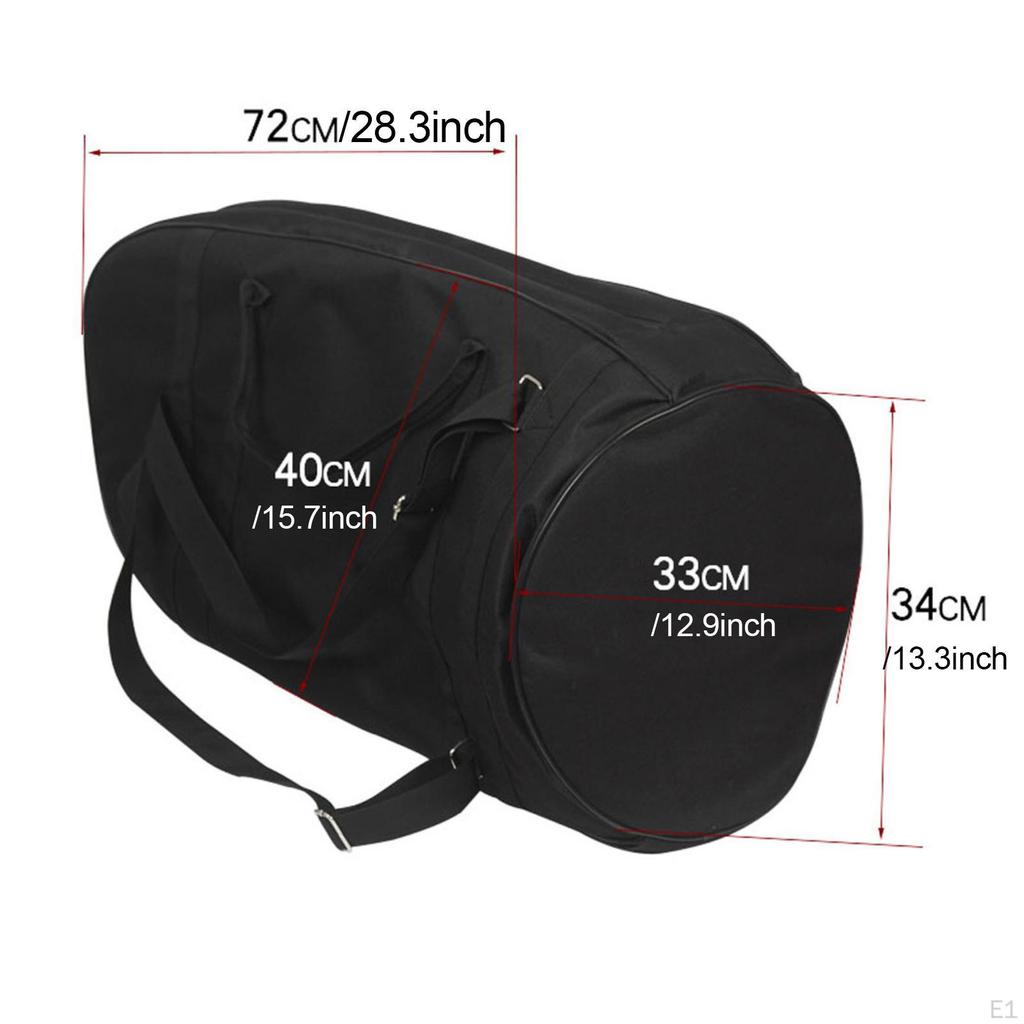 Oxford Cloth Bag Zipper Case for French Tenor Horn Tuba Portable Music Instrument Accessory