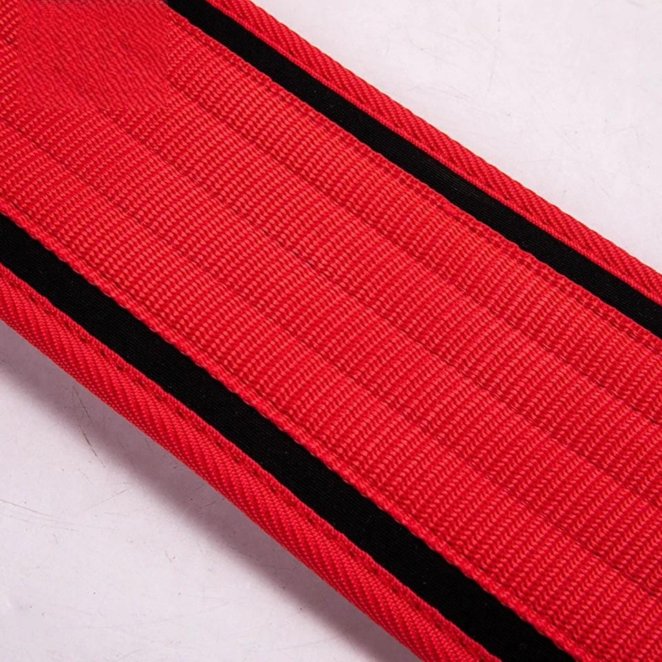 Adjustable Self Locking Buckle Weightlifting Belt for Gym Workout Deadlifting Squatting Back Support Nylon Fitness Belt