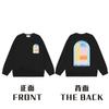 American Trendy Brand Casablanca Crew Neck Sweater Hoodie Men's Couple Ins Autumn and Winter Thickened Long-sleeved Women's T