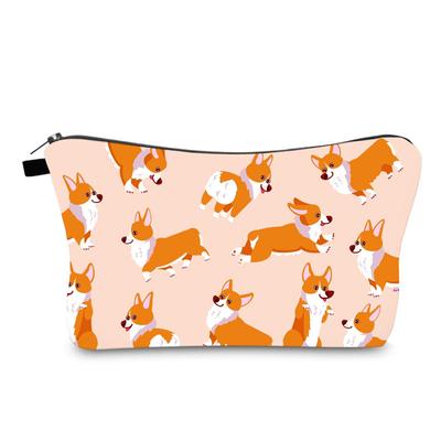 Damen-Kosmetiktasche mit Hundemotiv, für Toilettenartikel, zum Organisieren von Reisen