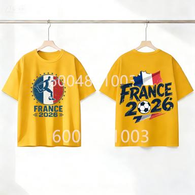 France Flag Retro Style Graphic Children Shirt Kid Boys Girls Summer Cotton Short Sleeve Little Soccer Fan Casual Daily Wear