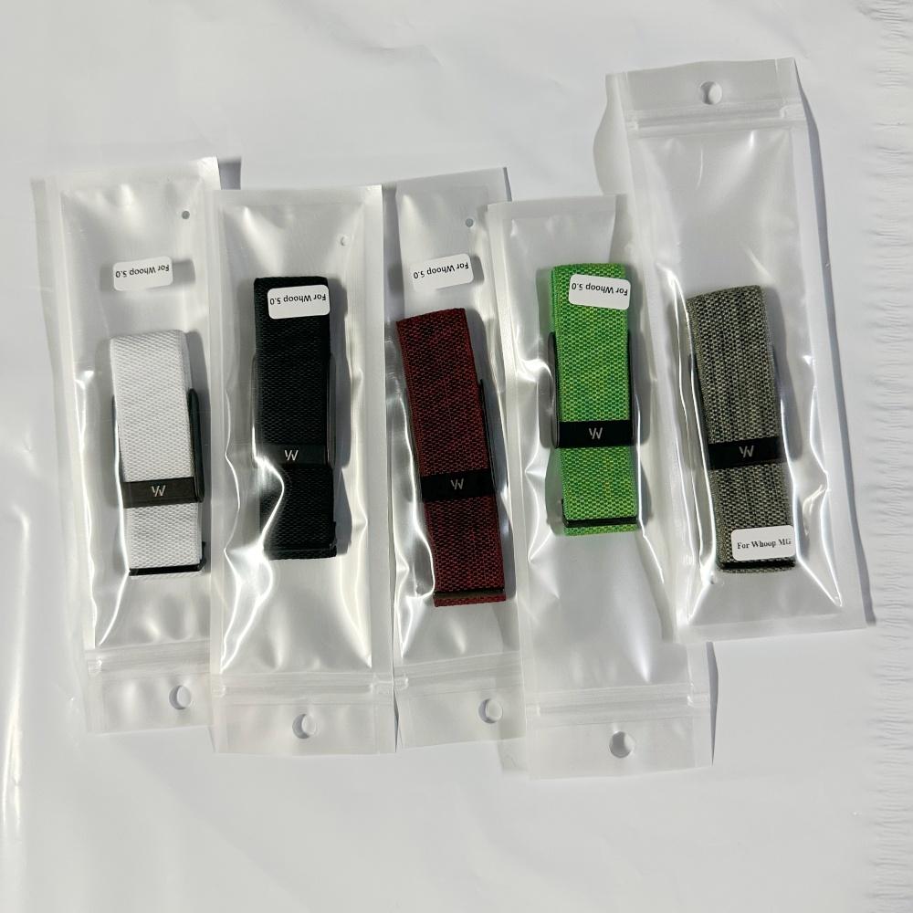Black Silver Gold Strap for Whoop 5.0 Mg Wristband W Logo Band Nylon Woven Elastic Whoop Sports Replacement Strap