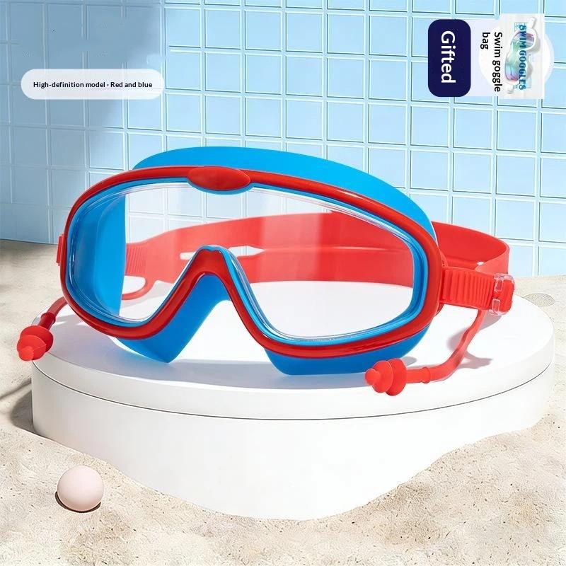 Professional Children Swimming Goggles Caps Waterproof Diving Goggles Anti Fog Competition Training Swimming For Boys Girls