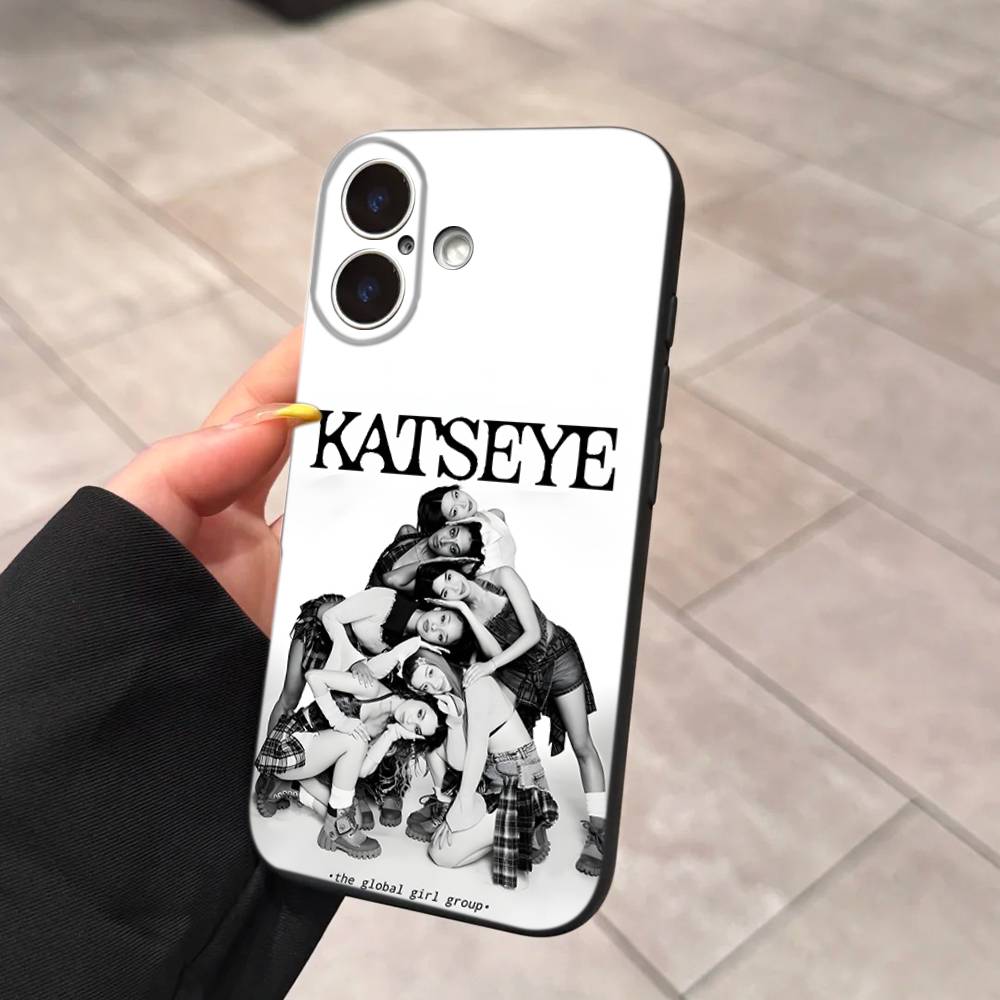 K-KATSEYE Music Phone Case For IPhone 16 17 Air 15 14 13 12 11 Pro Max 16E Plus Fundas