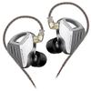 LINSOUL KZ ZVX 1DD In-Ear Earphones with 10mm Dynamic Drivers, Re-cableable, 3.5mm Plug and 0.75mm 2-Pin Connector, Deep Bass, Ergonomic Design,