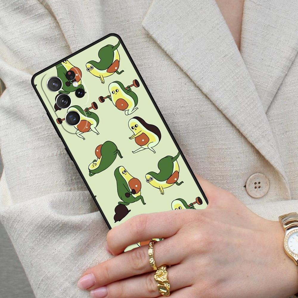 Newest Delicious Avocado Pattern Cell Phone Case for Samsung Galaxy S26 Ultra S25 S24 S23 S22 S21 S20 Note10 Cover