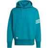 Adidas Originals Neuclassics Small Logo Embroidered Three Stripes Comfortable Minimalist Hoodie Men Hoodies Traditional-Blue JF9140