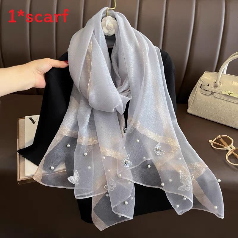 Foulard in Seta Ispirato alle Farfalle con Stile Elegante per Accessori Moda Primavera Estate