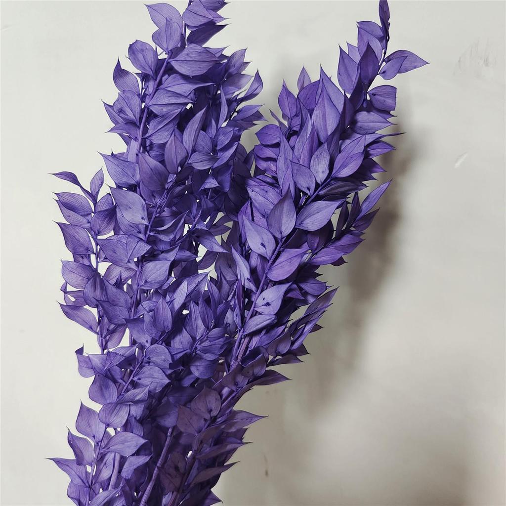 Rich Noble Leaf Dried Panda Bamboo Flowers - Photography Props for Weddings, Living Room, or Hotel Decorations