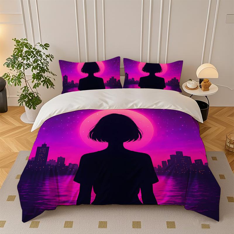 

Quilt Cover Three-Piece Quilt Cover Set - Fifth Batch 28 140cm * 200cm - cover + and 1 piece