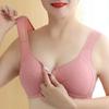 Reggiseni in Cotone con Coppa Cerniera Frontale Intimo per Donne di Mezza Età e Anziane Tipo Gilet Sottile Senza Ferretto Nuovo Reggiseno Taglie Forti Nuovo Filettato