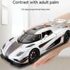 1/24 Scale Koenigsegg One Collectible Ornament with Sound, Light, and Feedback Function , Alloy Sports Car Toy Gift for Boys