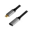 USB-C 3.2 Gen2 Extension Cable - 0.5m, 4K, Fast Charging, Aluminum