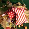 24pcs With Stickers Christmas Packaging Bag Merry Christmas Snack Packaging Christmas Candy Bag Party Supply Gift