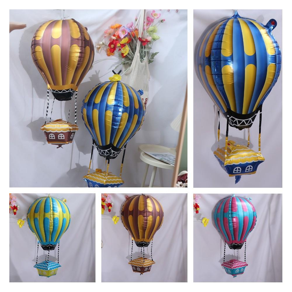 Thickened Foil Balloon Inflatable Party Decor Balloon Interesting 4D Hot Air Balloon  Birthday