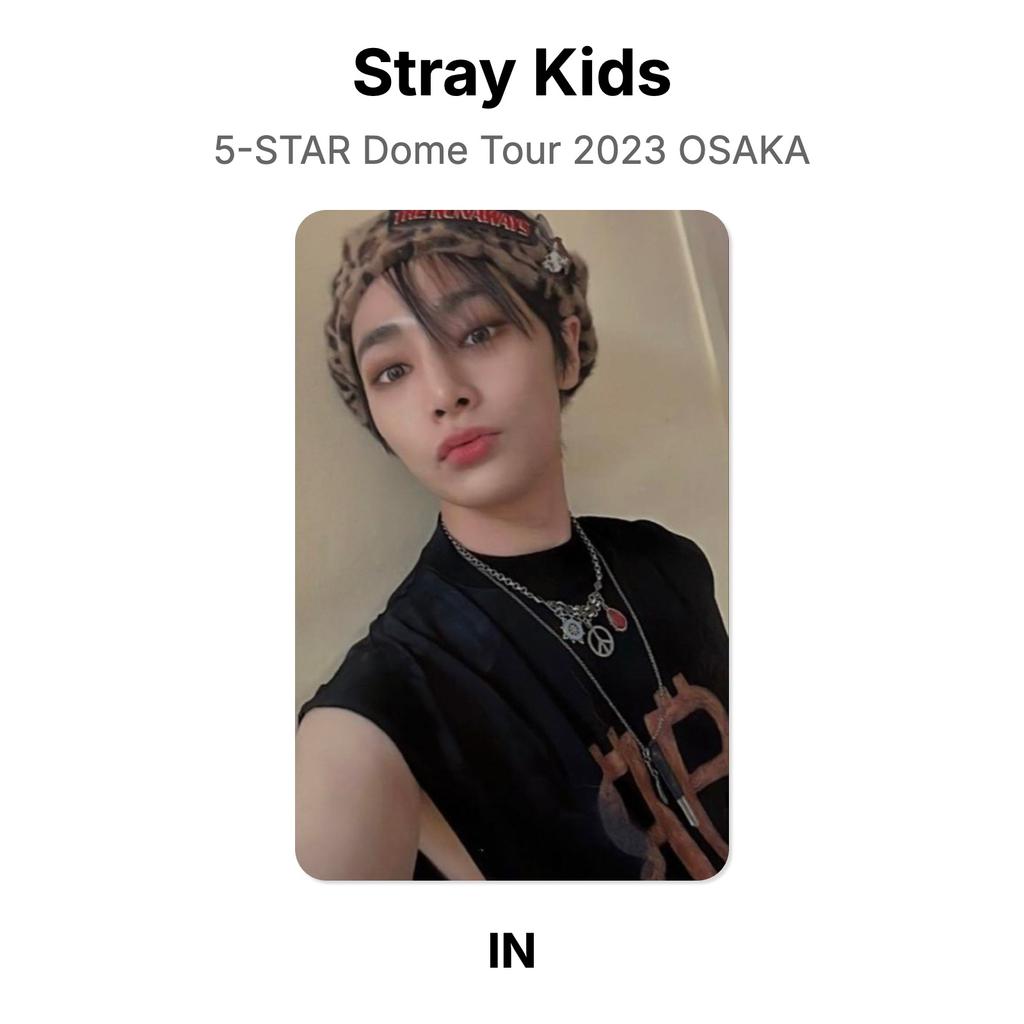 Stray Kids 5-STAR Dome Tour 2023 OSAKA Official Photocard