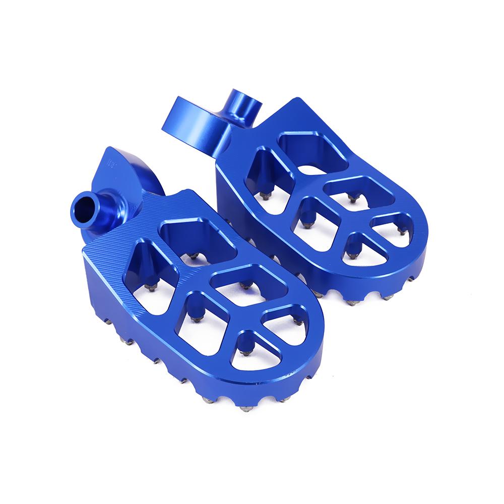 CNC Foot Pegs Footrest Pedals For YAMAHA YZ 85 125 250 YZ250F YZ426F YZ450F WR250F WR400F WR426F WR450F Motorcycles Accessories