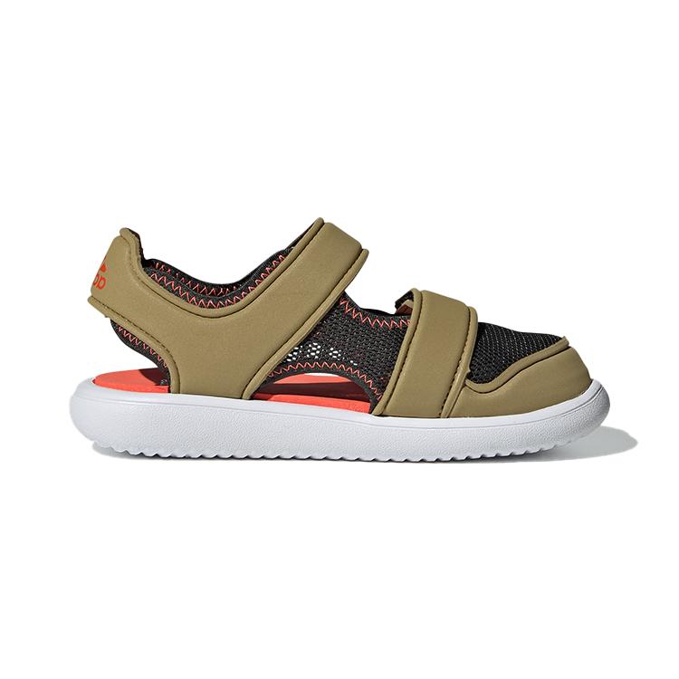 adidas Comfort Sandal BP Comfortable And Trendy Children's Sandals Army Green Children Aged 3 7 Years Old FY6038