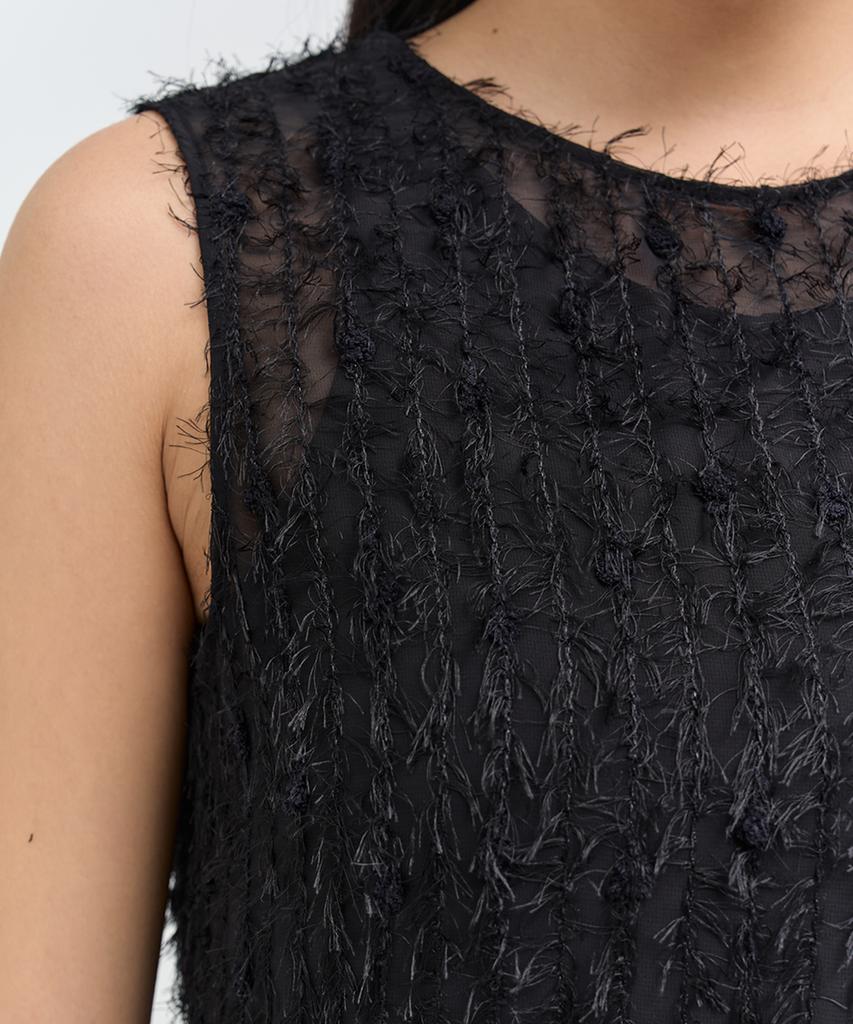 Editeom Defective Dress-Black