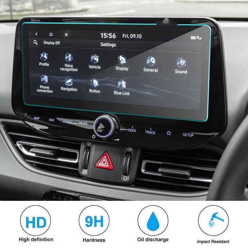 For Hyundai i30 PD FL 10.25 Inch Car GPS Navigation Screen Year Tempered Glass Screen Steel Protective Film