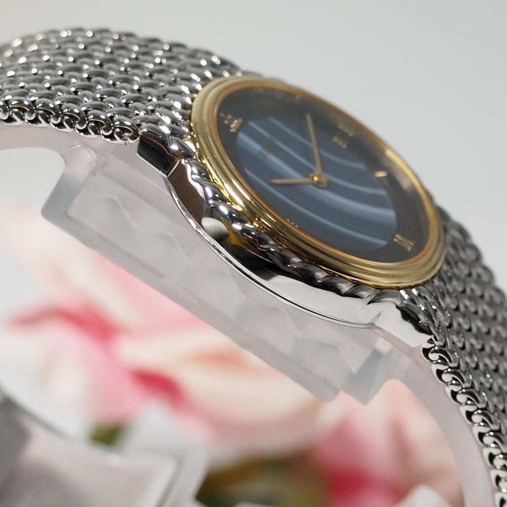 [USED] Credor SEIKO K18 Bezel Natural Stone Dial Watch C787