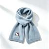 Versatile Cute Puppy Wool Scarf Winter Thickened Warm Day Korean Deer Plush Skin-friendly Knitted Scarf Scarf