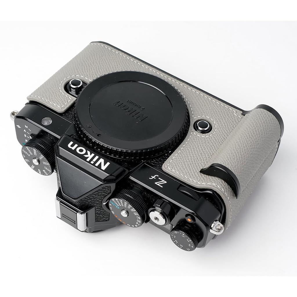 Compatible with Nikon Zf this genuine leather camera is handmade by It features a design with a grained cowhide leather metal base and handle Cameras,