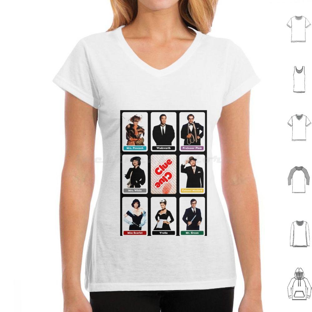 Clue 1985 T Shirt Cotton Men Women DIY Print Red Herring Singing Telegram Too Late Flames Vintage Retro Movie Clue Board