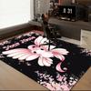 1PC Custom Name "Cherry Blossom Fantasy" Theme Floor Mat Ideal for Living Room, Game Rooms, Office, Bedroom,Floor Mat Playful Design