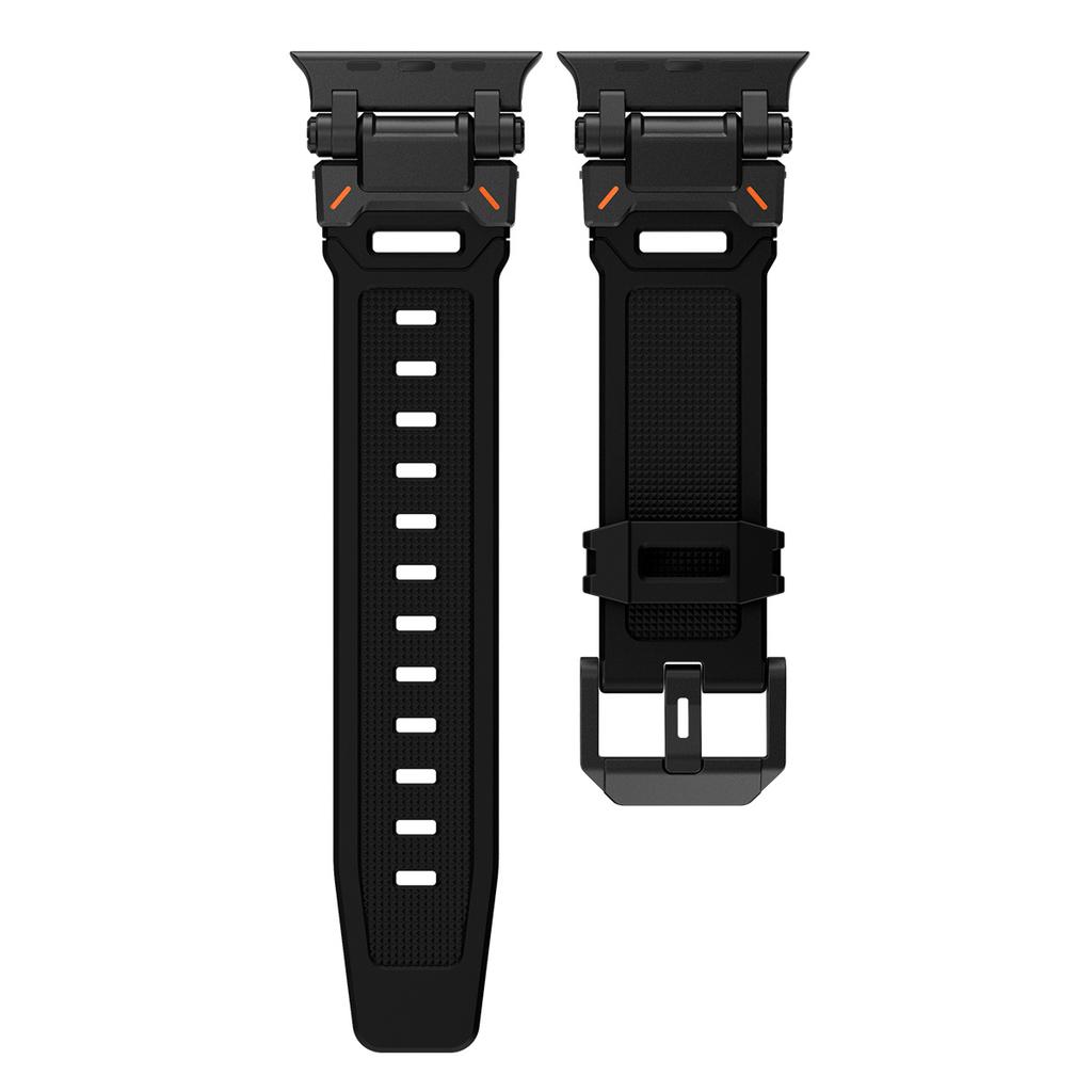 Silikonarmband+TPU-Hülle für Apple Watch Armband Ultra2 10 46mm 49mm 44mm 45mm Schutzhülle Armband für IWatch Serie 9 8 7 6 SE