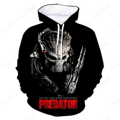 Men's Hoodie 3d Movie Predator Printed Graphic Hoodie Men and Women Fashionable Super David Shirt Sweatshirt Boys' Coat Women's