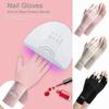 Nail Uv Protection Nail Painting Gloves Protect Finger Skin Drive Gloves  For Led Lamp