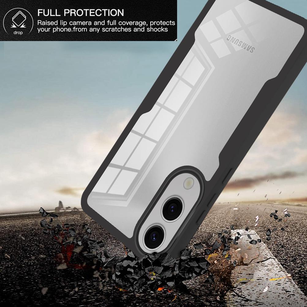 Full Body Protection Shockproof Case for Samsung Galaxy S25 Edge S24 Ultra S23 FE Plus Protective Cover Clear Fundas Coque Capa