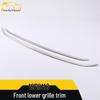 19 GM6 Front Lower Grille Decorative Bright Strip & Hood Anti-Scratch Bumper Patch