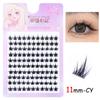 Natürliche Wimpernbüschel DIY Manga Wimpern Transparent Terrier Stränge Wimpern Weiche Falsche Wimpern Wimpern Tägliches Make-Up