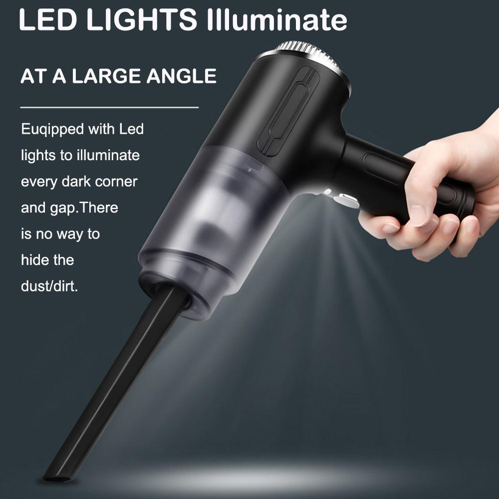 8000Па Портативный пылесос Беспроводной ручной Мини-пылесос Для автомобиля Дома Домашнего животного Чистка рабочего стола Беспроводной пылесос