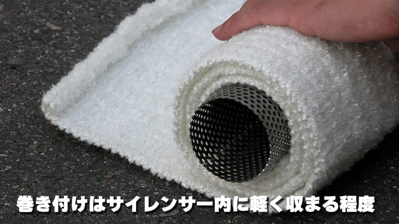 Kijima Motorcycle Parts Glass Wool Acostafil 320 x 1100 mm White Sound-Dampening 209-9908