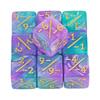 New Six Sided Dice Set D6 Counters  1/ 1 and -1/-1 Set of 10 Dice for Math Teaching ,Kid Arithmetic Toys, Card Game Accessories