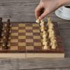 3in1 Portable Wooden Chessboard Folding Board Chess Game For Party Family Activities (29*29cm)