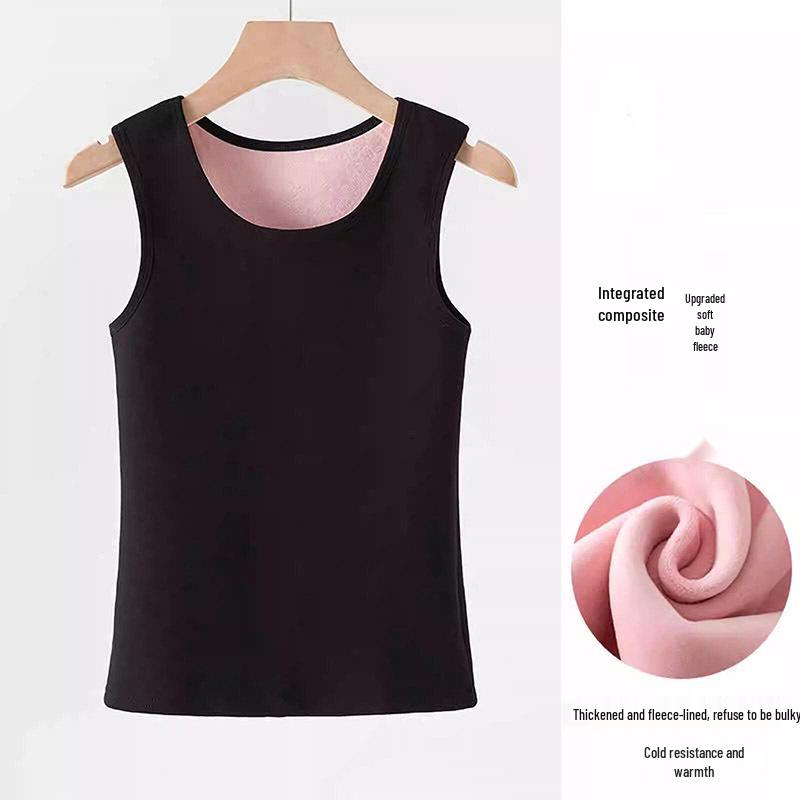 2024 Women's Thick Velvet Long Vest - Warm, Versatile, Cold-Proof Autumn/Winter Layer