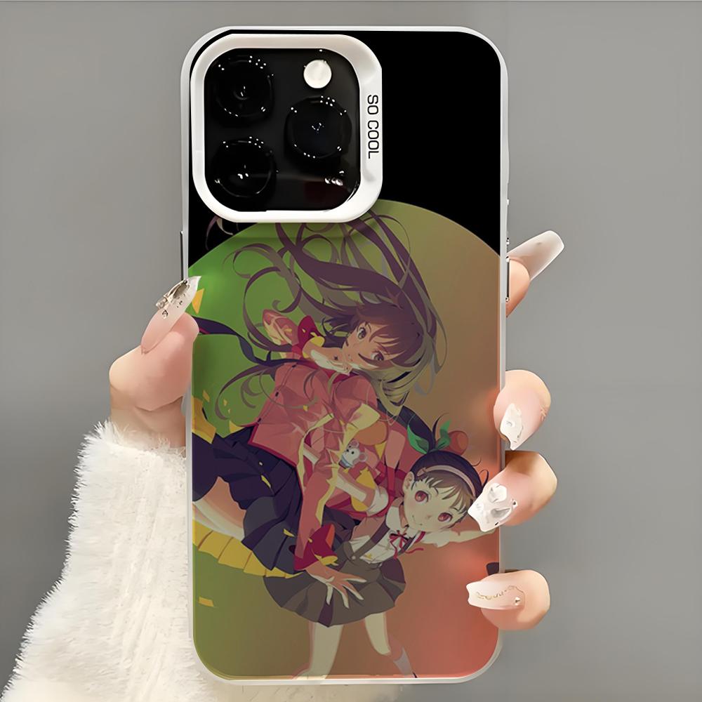 monogatari series Phone Case  Phone Case For iPhone 14 16 15 11 12 13 Pro Max Mini Plus Shockproof Cover