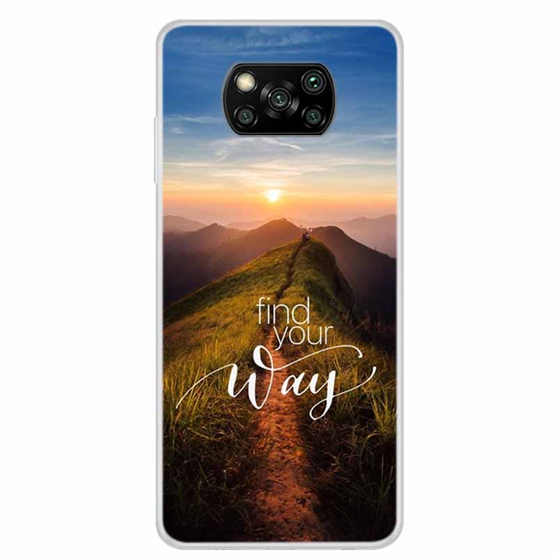 For Poco X3 Pro Case X3 NFC 6.67" Clear Marble Soft TPU Silicone Back Case for Xiaomi Poco X3 NFC Phone Covers Shockproof Fundas