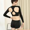 Shockproof Slimming Shapewear Long Sleeve Arm Tie Arm Cover Breathable Yoga Underwear Women  Sports